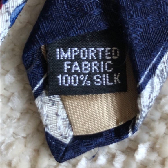 American Outpost Tie Blue, Red Floral - Picture 5 of 6